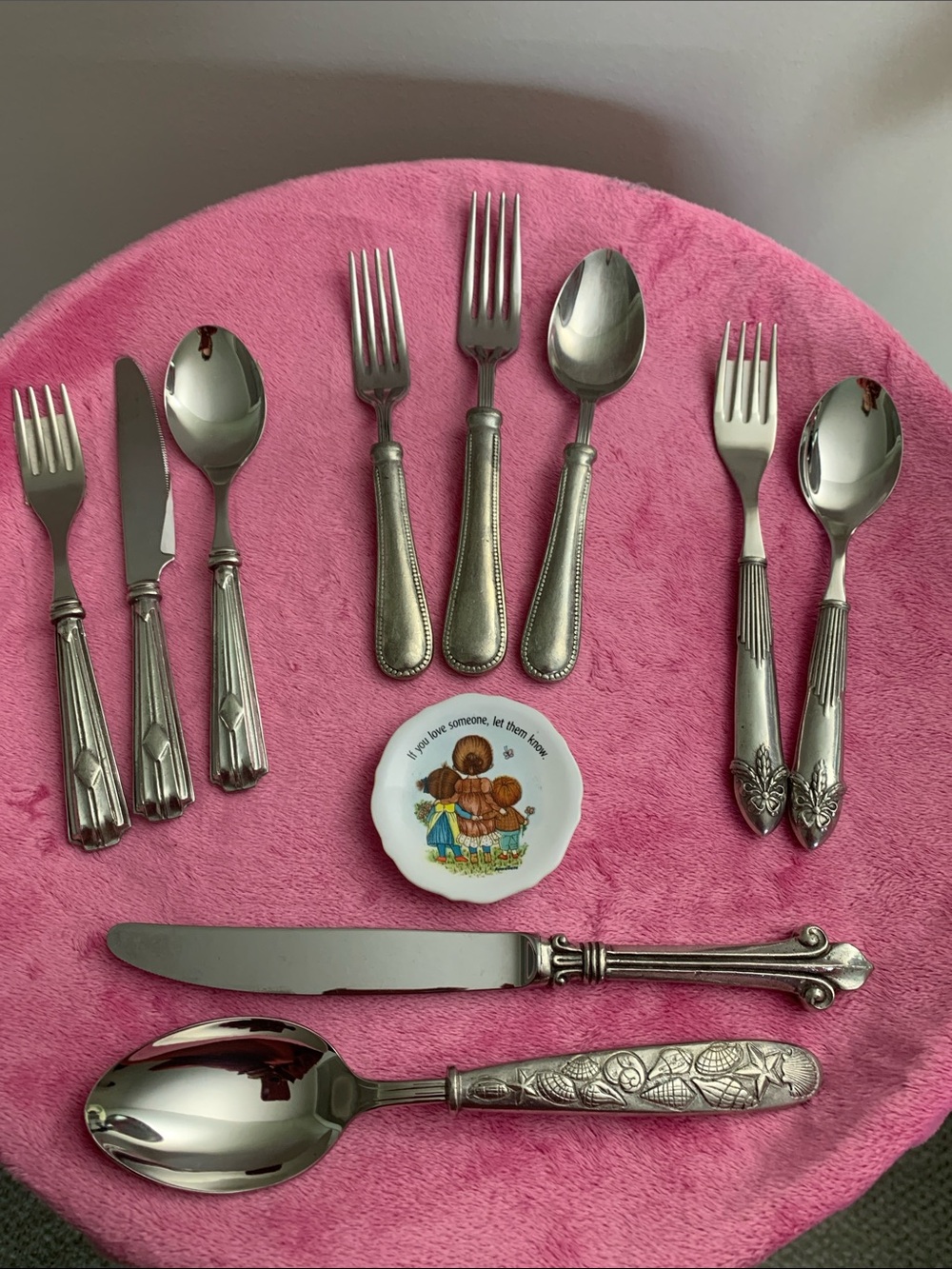 Pewter Flatware - Mixed Set of 10 Unique pieces - Great for Serving NWOT